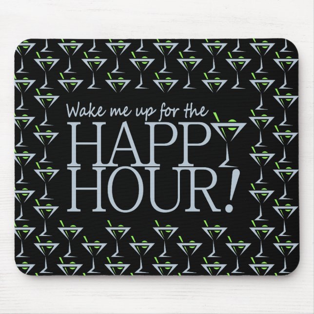 Happy Hour mousepad (Front)