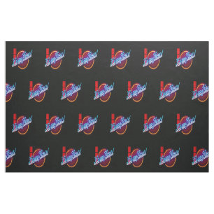 Happy Hour Neon Sign Fabric