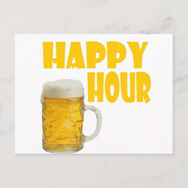 happy hour postcard (Front)