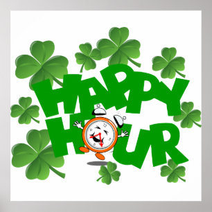 Happy hour poster