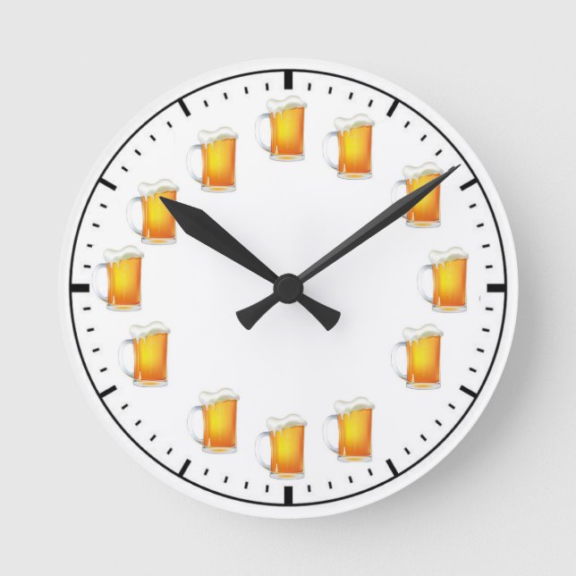 Happy Hour Round Clock (Front)
