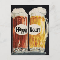 Happy Hour vintage beer mugs
