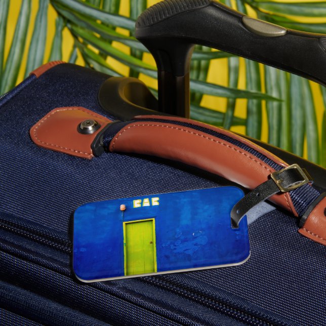Happy hours luggage tag (Front Insitu 3)