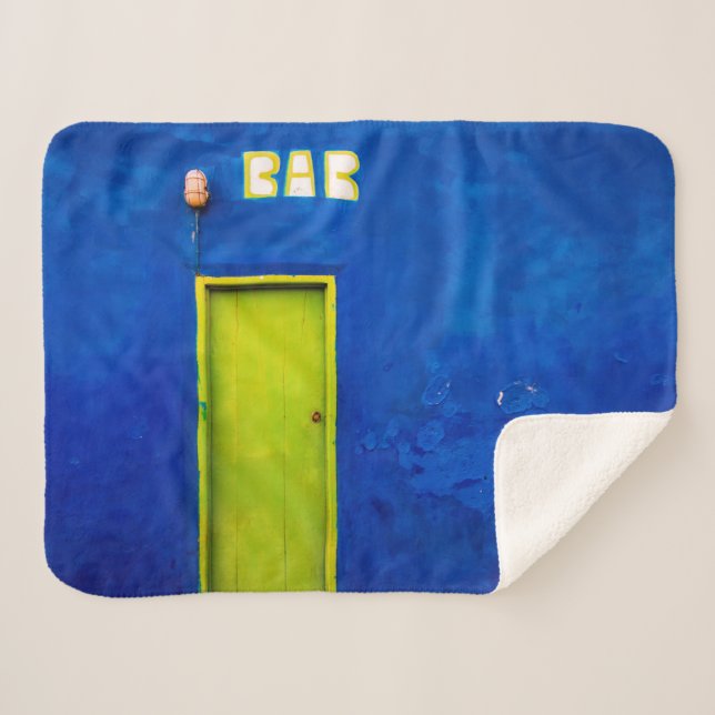 Happy hours sherpa blanket (Front (Horizontal))