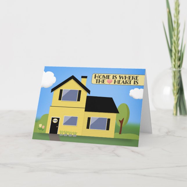 Happy House Anniversary From Real Estate Agent  Holiday Card (Front)