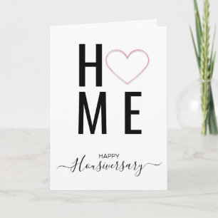 Happy house anniversary housiversary referral card