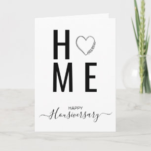 Happy house anniversary housiversary referral card