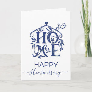 Happy house anniversary housiversary referral card