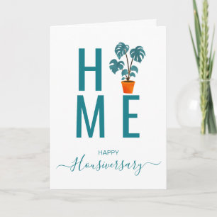 Happy house anniversary housiversary referral card