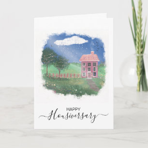 Happy house anniversary housiversary referral card