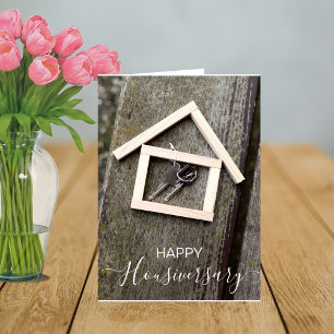 Happy house anniversary housiversary referral card