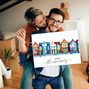 Happy house anniversary housiversary referral card