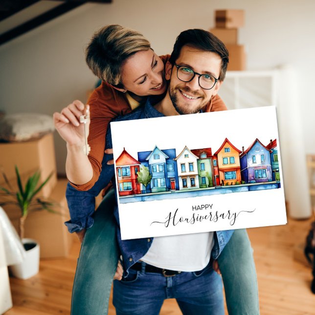 Happy house anniversary housiversary referral card (Creator Uploaded)