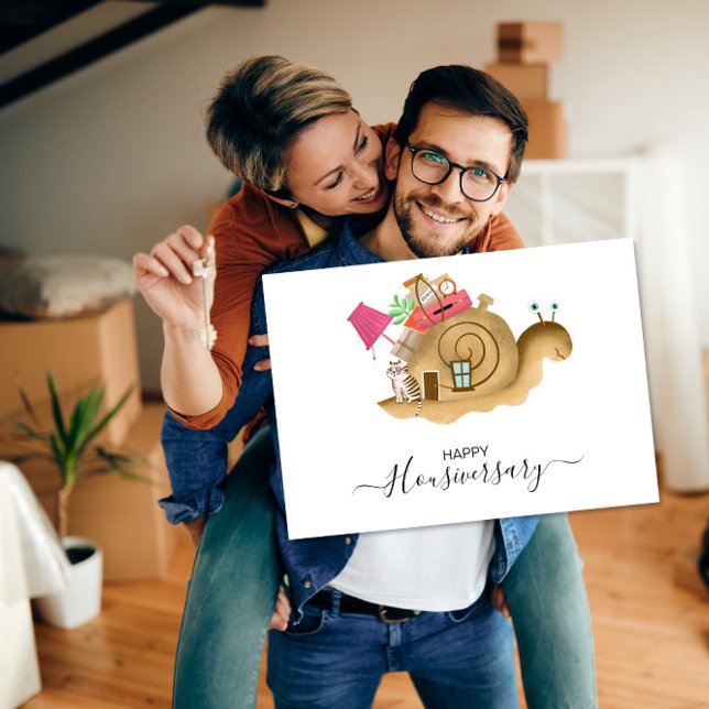 Happy house anniversary housiversary referral card (Creator Uploaded)