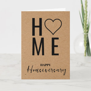 Happy house anniversary housiversary referral card