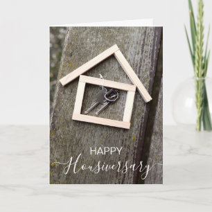 Happy house anniversary housiversary referral card