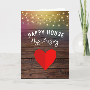 Happy House Anniversary Referral Card – HEART