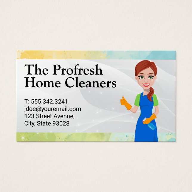 Happy House Cleaner | Maid (Front)