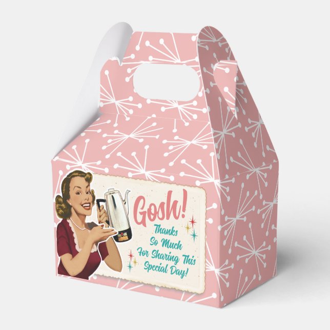 Happy Housewife Bridal Shower Favour Box (Front Side)