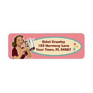 Happy Housewife Return Address Labels