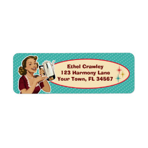 Happy Housewife Return Address Labels