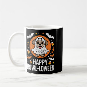 Happy Howl-Loween For Puppy Lover - Dog Ghost Coffee Mug