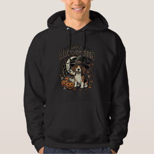 Happy Howl-O-Ween Beagle Witch Hat Halloween Shirt