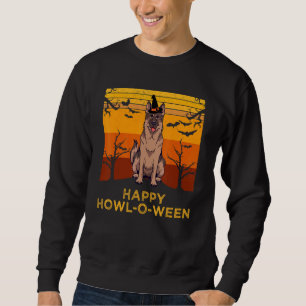 Happy Howl O Ween German Shepherd Sweatshirt