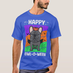 Happy Howl O Ween Halloween BullDog Dog Lovers Men T-Shirt