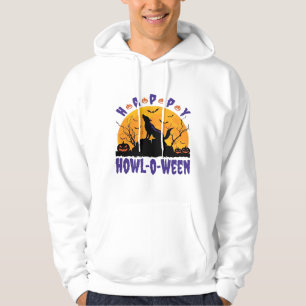 Happy Howl O Ween Howling Halloween Dog Essential Hoodie
