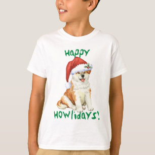 Happy Howliday Akita T-Shirt