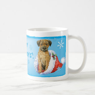 Happy Howliday Border Terrier Coffee Mug
