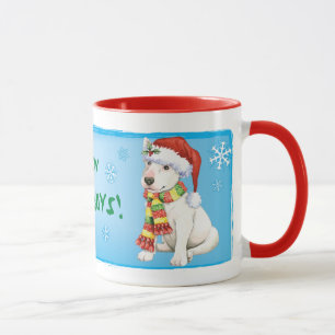 Happy Howliday Bull Terrier Mug