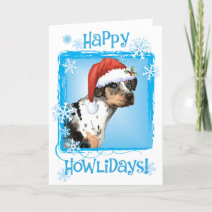 Happy Howliday Catahoula Holiday Card