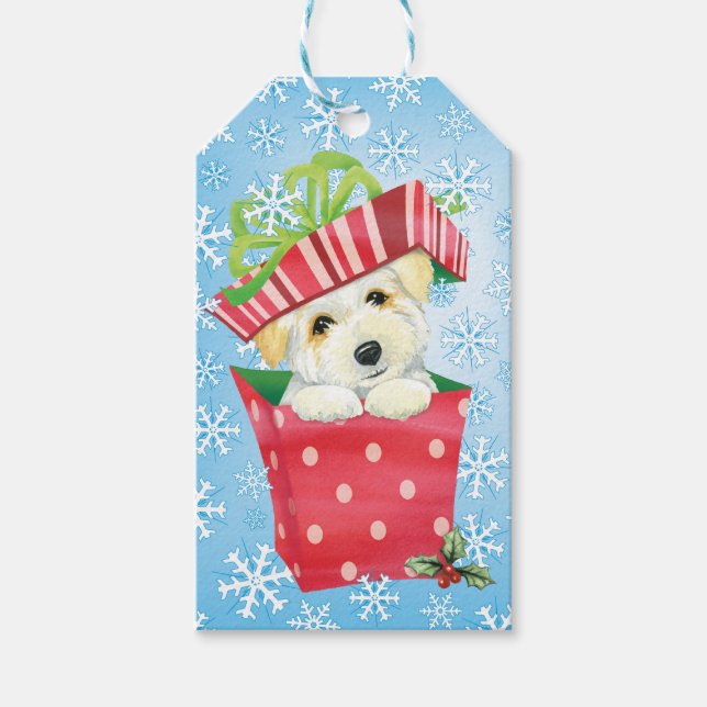 Happy Howliday Coton Gift Tags (Front)