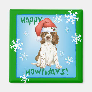 Happy Howliday English Springer Spaniel Magnet