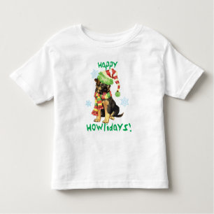Happy Howliday German Shepherd Toddler T-Shirt