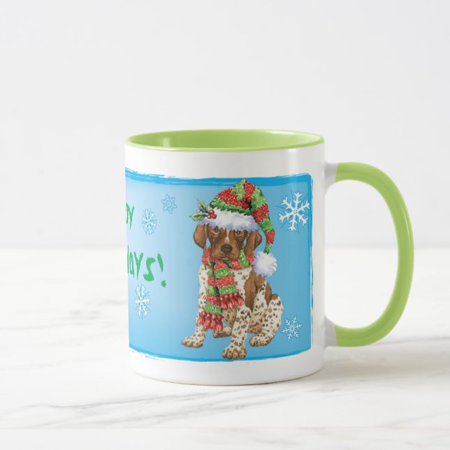Happy Howliday GSP Mug (Right)
