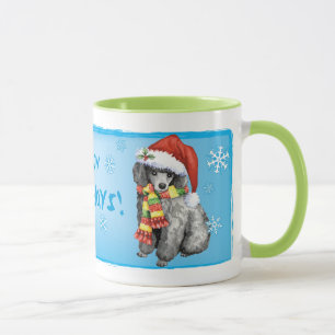 Happy Howliday Miniature Poodle Mug