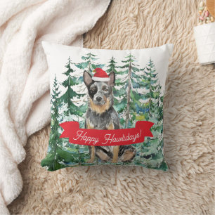 Happy Howlidays Australian Cattle Dog Christmas  Cushion