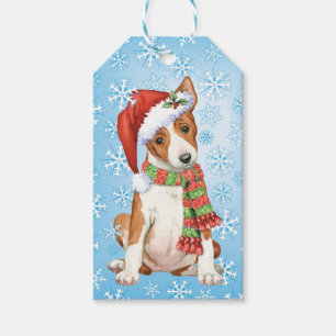 Happy Howlidays Basenji Gift Tags