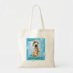 Happy Howlidays Belgian Malinois Tote Bag