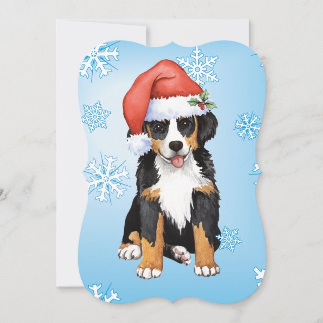 Happy Howlidays Berner Holiday Card (Front)