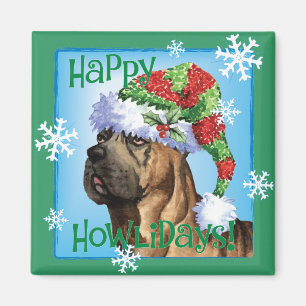Happy Howlidays Cane Corso Magnet