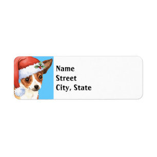 Happy Howlidays Chihuahua Return Address Label