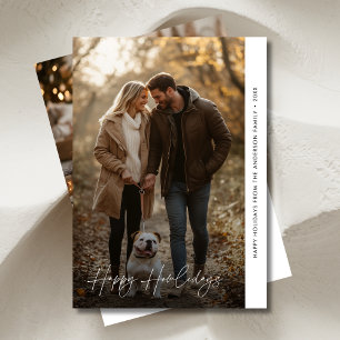 Happy Howlidays Christmas Photo Funny Dog Holiday Card