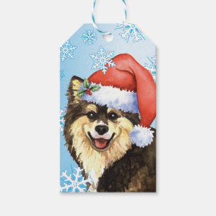 Happy Howlidays Finnish Lapphund Gift Tags