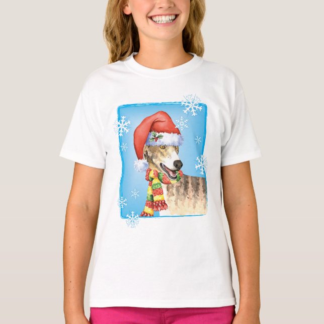 Happy Howlidays Greyhound T-Shirt (Front)