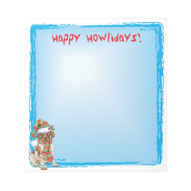 Happy Howlidays GSP Notepad (Front)
