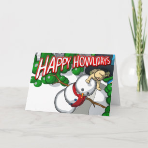 Happy Howlidays Holiday Card